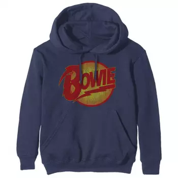 Felpa Vintage Diamond Dogs Logo David Bowie 