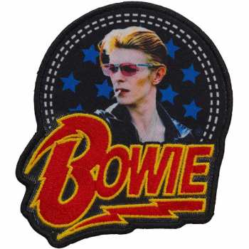 Merch David Bowie: Applicazione Smoking Woven Logo David Bowie