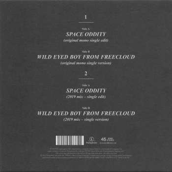 2SP/Set di cofanetti David Bowie: Space Oddity LTD