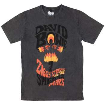 Merch David Bowie: Stone Wash Maglietta Ziggy Stardust