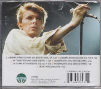 CD David Bowie: The Broadcast Interviews 1977-1978