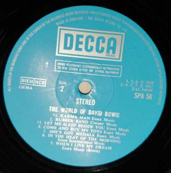 LP David Bowie: The World Of David Bowie