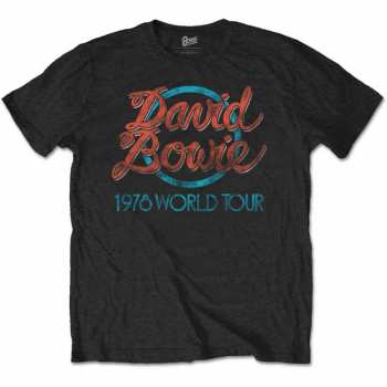Merch David Bowie: Maglietta 1978 World Tour 