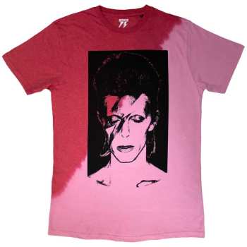 Merce David Bowie: David Bowie Unisex T-shirt: Aladdin Sane (wash Collection) (small) S