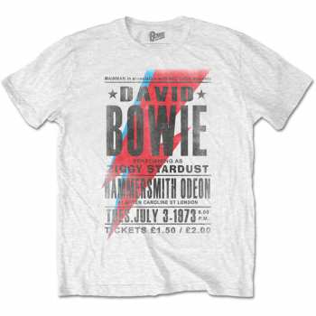 Merch David Bowie: Maglietta Hammersmith Odeon 