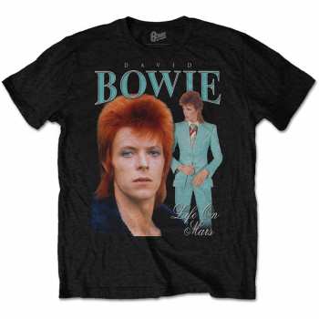 Merch David Bowie: Maglietta Life On Mars Homage 