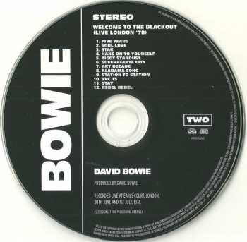 2CD David Bowie: Welcome To The Blackout (Live London '78)