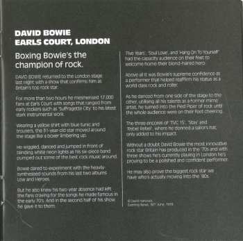 2CD David Bowie: Welcome To The Blackout (Live London '78)
