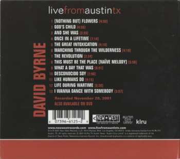 CD David Byrne: Live From Austin TX