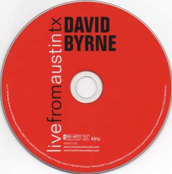 CD David Byrne: Live From Austin TX