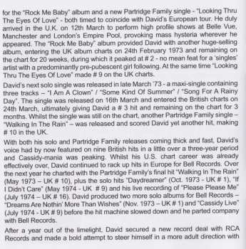CD David Cassidy: Cherish / Rock Me Baby