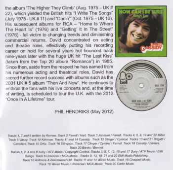 CD David Cassidy: Cherish / Rock Me Baby