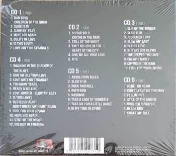 6CD/Set di cofanetti David Coverdale: The Radio Broadcast Archives Box