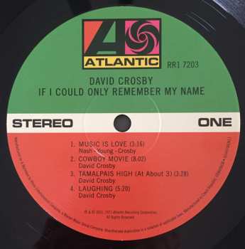 LP David Crosby: If I Could Only Remember My Name