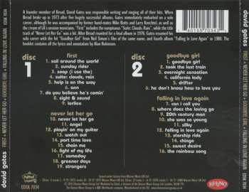 2CD David Gates: First / Never Let Her Go / Goodbye Girl / Falling In Love Again