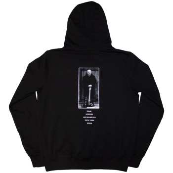 Merce David Gilmour: David Gilmour Unisex Pullover Hoodie: Luck & Strange Tour (black) (back Print & Ex-tour) (medium) M