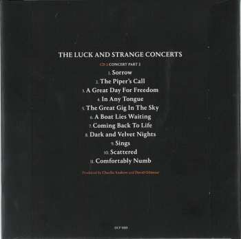 2CD/2Blu-ray David Gilmour: The Luck And Strange Concerts