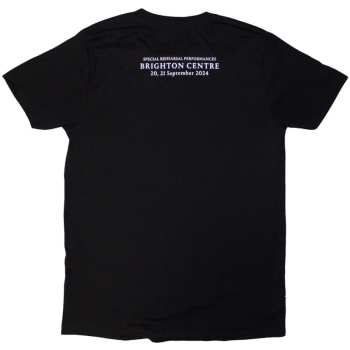 Merce David Gilmour: David Gilmour Unisex T-shirt: Luck & Strange Album Brighton (black) (back Print & Ex-tour) (small) S