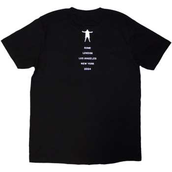 Merce David Gilmour: David Gilmour Unisex T-shirt: Luck & Strange Portrait (black) (back Print & Ex-tour) (small) S