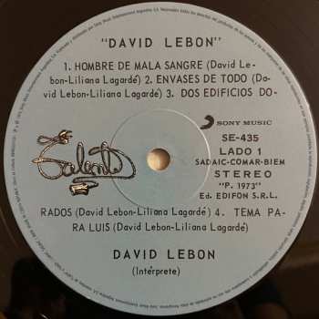 LP David Lebon: David Lebon