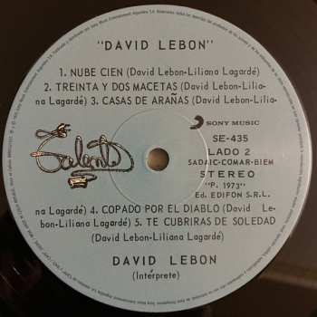 LP David Lebon: David Lebon