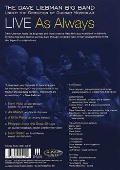 DVD David Liebman Big Band: Live / As Always