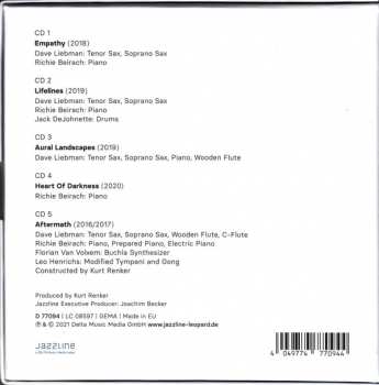 5CD/Set di cofanetti David Liebman / Richard Beirach: Empathy (Five Improvised Soundscapes 2016-2020)