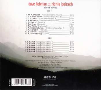 2CD David Liebman / Richard Beirach: Eternal Voices