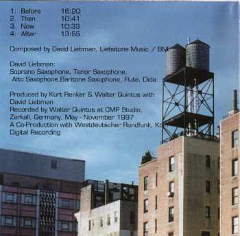 CD David Liebman: Time Immemorial