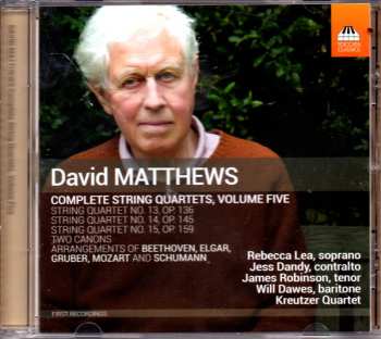 Album David Matthews: Complete String Quartets, Volume Five