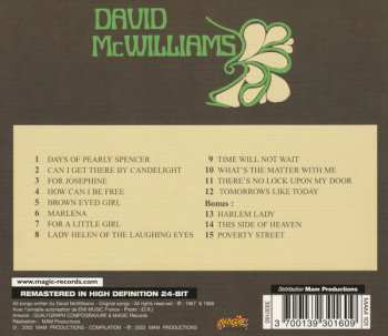 CD David McWilliams: Days Of Pearly Spencer