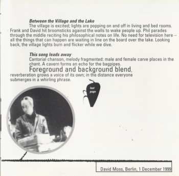 CD David Moss: Vocal Village Project