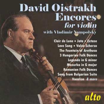 CD David Oistrach: Encores For Violin