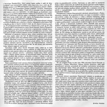 2LP David Oistrach: S Českými Umělci