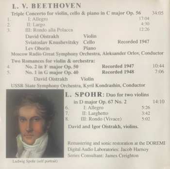 CD Ludwig van Beethoven: Collection Vol. 4 . Triple Concerto . Romances