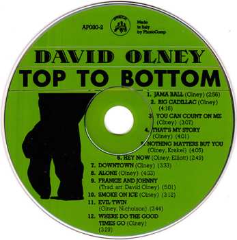 CD David Olney: Top To Bottom