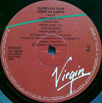 2LP David Sylvian: Gone To Earth