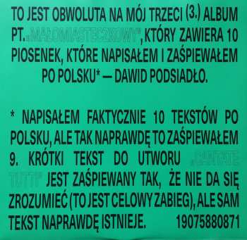 LP Dawid Podsiadło: Małomiasteczkowy CLR