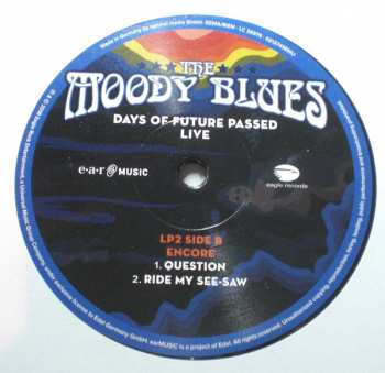 2LP The Moody Blues: Days Of Future Passed Live