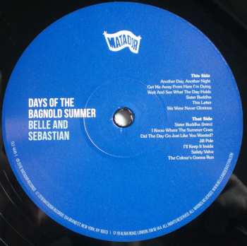 LP Belle & Sebastian: Days Of The Bagnold Summer