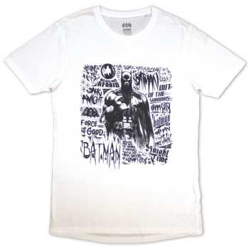 Merce Dc Comics: Dc Comics Unisex T-shirt: Batman - Scribbler (small) S