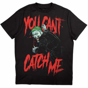 Merch Dc Comics: Maglietta Joker You Can't Catch Me 