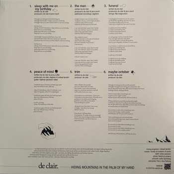 LP De Clair.: Hiding Mountains In The Palm Of My Hand