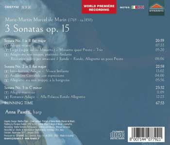CD Anna Pasetti: 3 Sonatas Op. 15