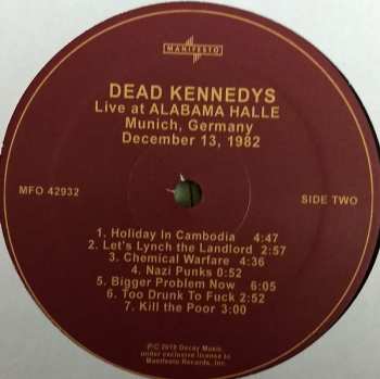 4LP/Set di cofanetti Dead Kennedys: DK 40