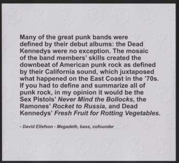 CD Dead Kennedys: Fresh Fruit For Rotting Vegetables (2022 Mix)