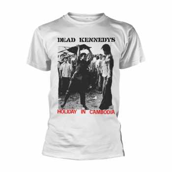 Merch Dead Kennedys: Maglietta Holiday In Cambodia (white)