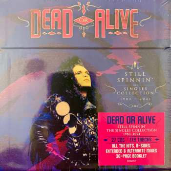 27CD/Set di cofanetti Dead Or Alive: Still Spinnin' - The Singles Collection 1983-2021 LTD