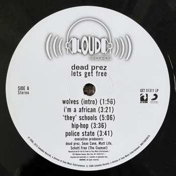 2LP Dead Prez: Lets Get Free