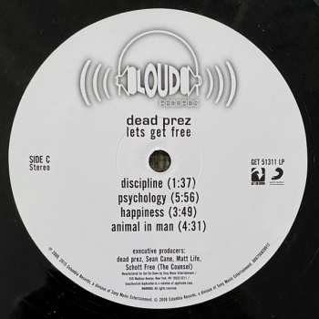 2LP Dead Prez: Lets Get Free